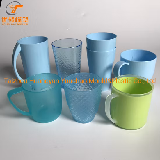 Moulage par injection de tasse de tasse d'eau de brosse à dents en plastique PP PC PS