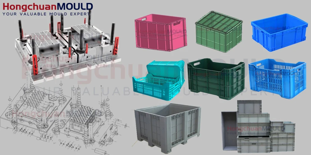 PP Plastic Lundry Basket storage Box Washing Container Injection Mould