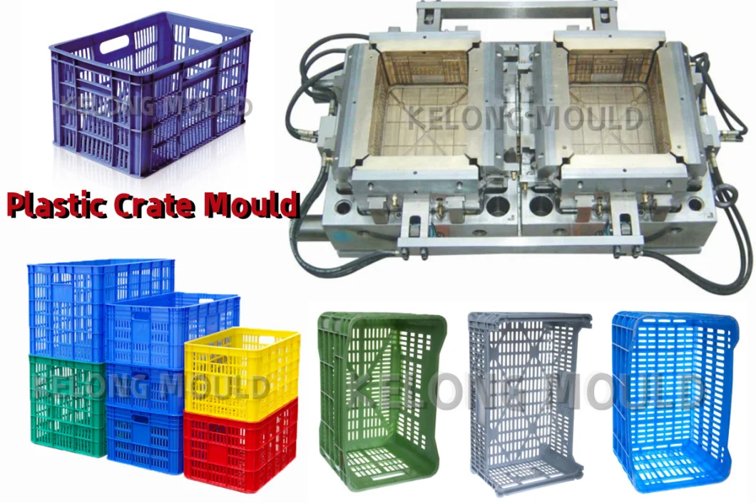 Customized High Strength Crate Mould China Plastic Foldable Crate Mould Industrial Logistics Case Mould Price Plastic Turnover Box Injection Mold