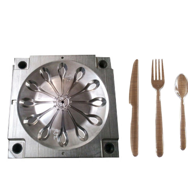 Customized Disposable Tableware Knives and Forks Plastic Injection Mold Mould